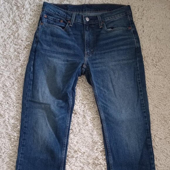 Levi’s 514 Men’s Jeans 32x30 Straight Fit Blue Denim Water Less Medium Wash - Picture 1 of 6